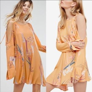 Clear Skies Yellow Floral Shift Dress